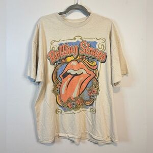 Rolling Stones Beige Graphic Tee